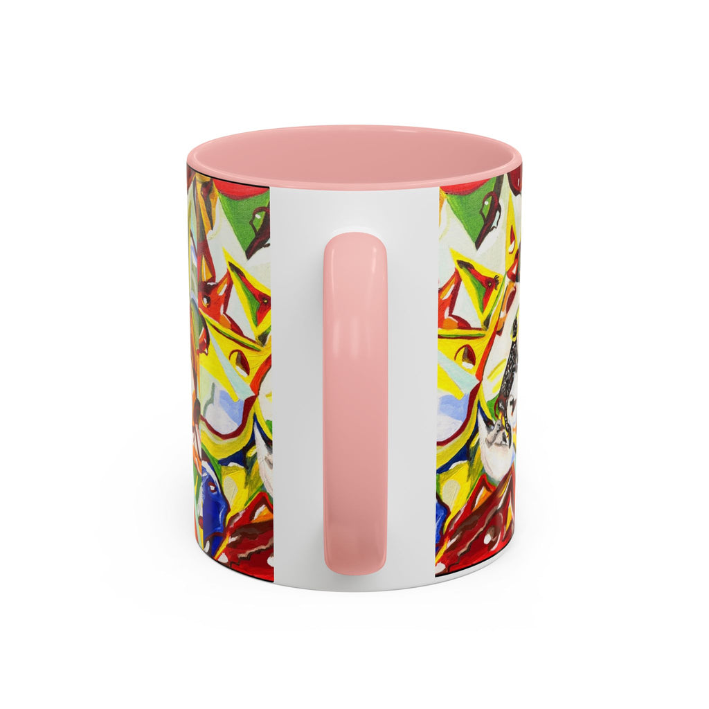 Abstract Colorful Art Coffee Mug — Vibrant Geometric Pattern
