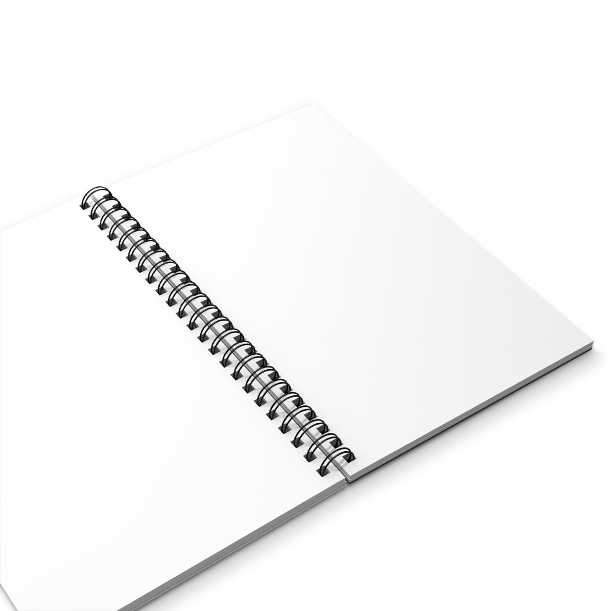 Pastel Love Spiral Journal — Pink Watercolor Pocket Notebook