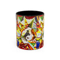 Abstract Colorful Art Coffee Mug — Vibrant Geometric Pattern