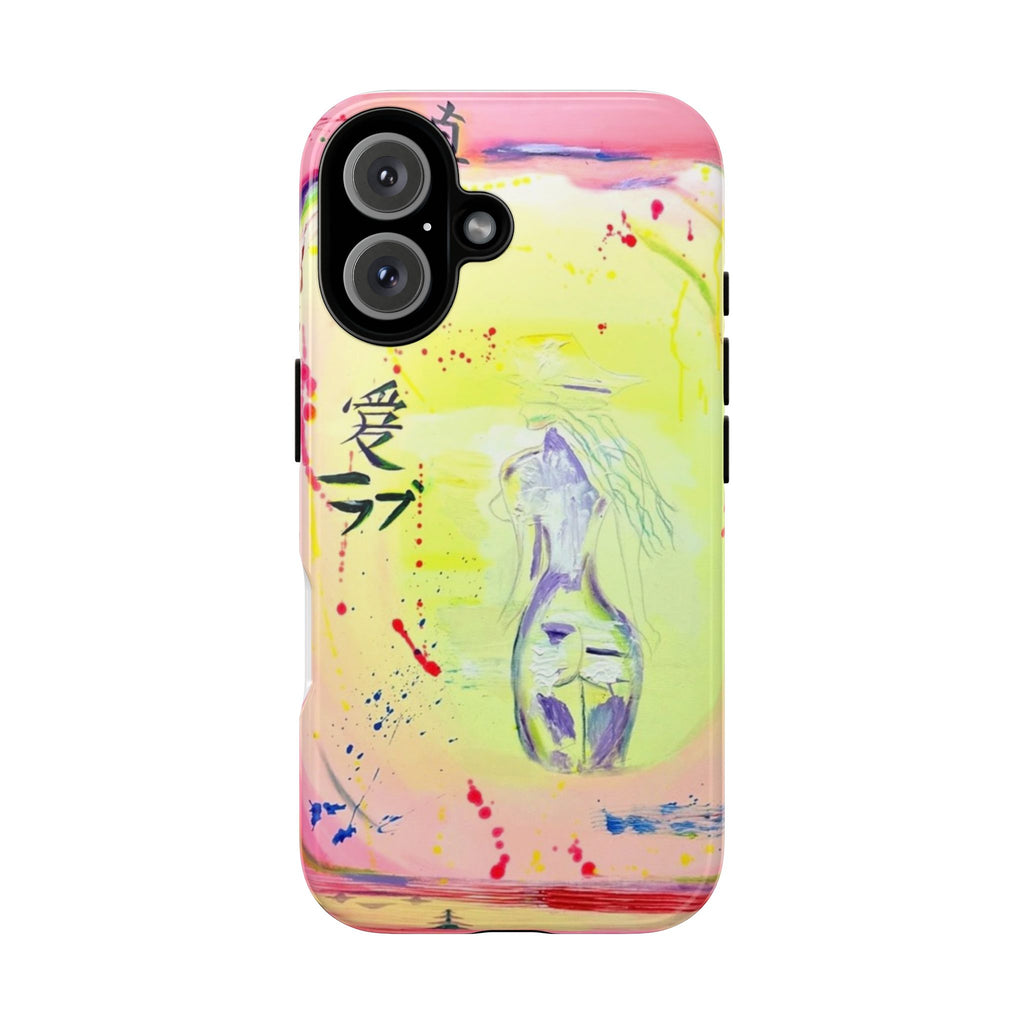 Pastel Koi Love Tough Phone Case — Watercolor iPhone Cover