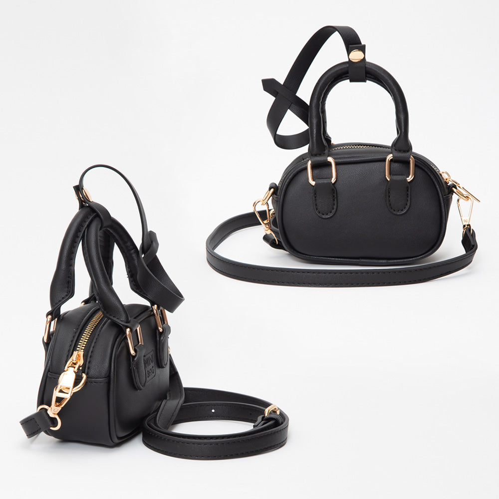 Mini Bag Charm — Faux Leather Crossbody Purse Charm (10 Colors)
